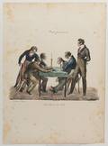 Group of 21 French Gambling Prints Various publishers