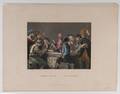 Group of Seven Prints of Soldiers Gambling Various