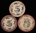 Three Five Dollar Ivory Poker Chips American ca