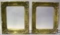Pair of carved gilt frames