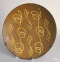 Pennsylvania redware charger 19th c