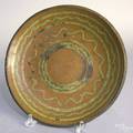 Pennsylvania redware slip plate early 19th c