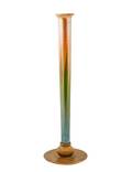 Tiffany Studios Art Glass  Gilt Bronze StickVase