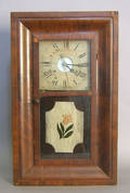 Empire mahogany mantle clock by Henry Smith