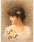 EMILE EISMANSEMENOWSKY POLISHFRENCH 18571911 Portrait of a Young Beauty