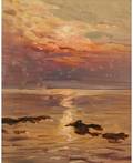 CONSTANTIN ALEXANDROVICH WESTCHILOFF RUSSIAN 18771945 Sunset over the Sea