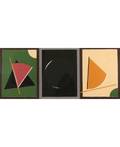 EDWARD ARKADIEVICH STEINBERG RUSSIAN B1937 Untitled Triptych