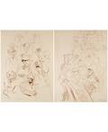 A PAIR OF DRAWINGS BY WILLIAM GROPPER AMERICAN 18971977
