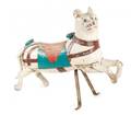 19th C French Carved Wood Carousel Cat