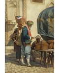 ALEKSEI MIKHAILOVICH KORIN RUSSIAN 18651923 The Bread Seller