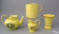 Canary tableware 19th c
