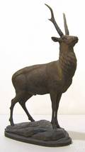 Black forest figure of an elk late 19th c