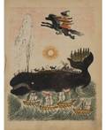 YURY VASNETSOV RUSSIAN 19001973 MonsterMarvel Whale ChudoYudoRybaKit Illustration to P Yershov The Humpbacked Horse KonekGorbunok