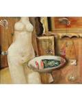 LUCIEN DULFAN RUSSIANAMERICAN B 1942 Torso and Fish
