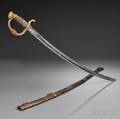 Model 1840 Light Artillery Officers Saber and Scabbard