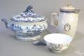 Chinese export blue and white tureen
