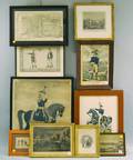 Ten Framed Mostly American Historical Prints