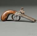 Double Barrel Percussion Pistol