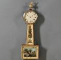 Mahogany Patent Timepiece or Banjo Clock