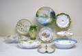 Group of early 20th c painted porcelain