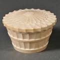 Ornamentally Turned Ivory Basket Box