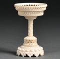 Ornamentally Turned Ivory Cup