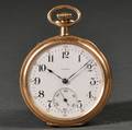 Ayres 14kt Gold Open Face Pocket Watch