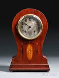 Furtwangler Sons Mahogany Balloon Clock