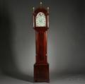 Mahogany Tall Clock by Elnathan Taber