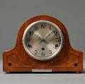 German Art Deco Triple Chime Mantel Clock