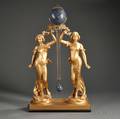 Double Figural Mystery Clock