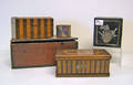 Five dresser boxes