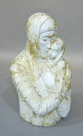 Plaster of the Madonna and child