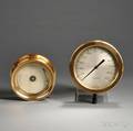Two Brass Cased Gauges