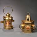Two Brass Ships Lights