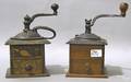 Two Victorian coffee grinders