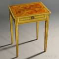 Federal Paintdecorated Onedrawer Stand