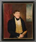 American School 19th Century Portrait of a Sea Captain