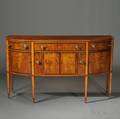 Federal Mahogany and Mahogany Veneer Inlaid Sideboard
