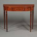 Federal Inlaid Mahogany Card Table