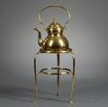 Brass Tea Kettle on Stand