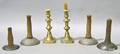 Pair of brass candlesticks