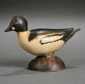 Miniature Carved and Painted Goldeneye Drake Figure