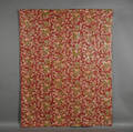 Red Floralprinted Cotton Chintz Quilt