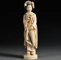 Ivory Okimono of a Courtesan