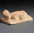 Funerary Pottery Figure of Prostrating Foreigner Mingqi