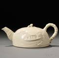 Lime Greenglazed Porcelain Teapot
