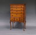 Queen Anne Cherry Flattop High Chest