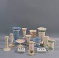 Fifteen Embossed Wedgwood Queens Ware Items