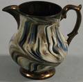 Agatedecorated Lustre Pitcher